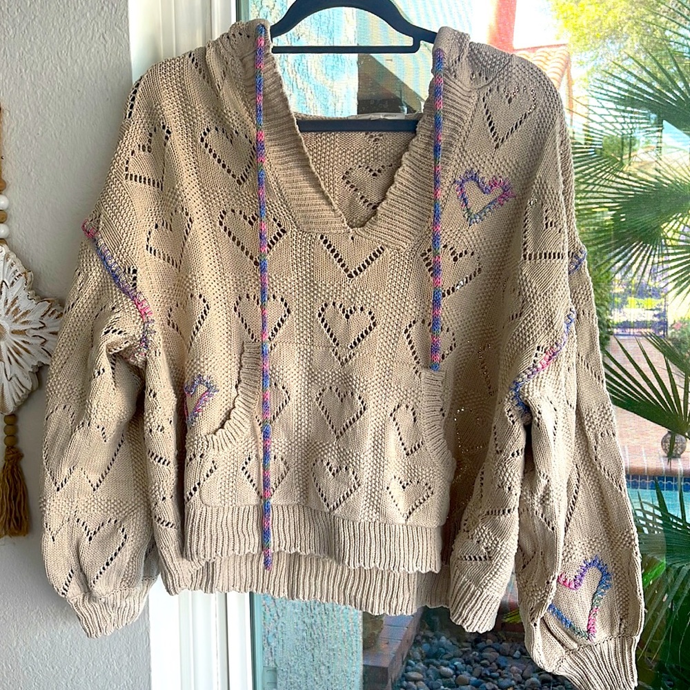 LOVESHACKFANCY heart hoodie